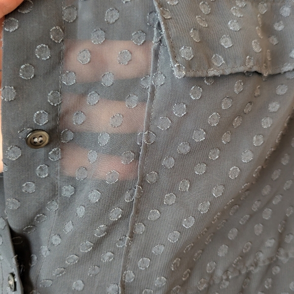 Madewell Blouse L Gray - Picture 6 of 14